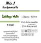 Preview: 400g Sockenwolle No. 1, Lieblings Wolle, 4-fach garantiert filzfrei 324 marine