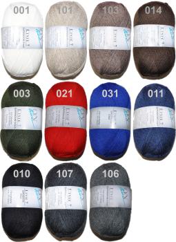 Supersocke Sockenwolle 6-fach uni filzfrei 375m 150g Linie 7