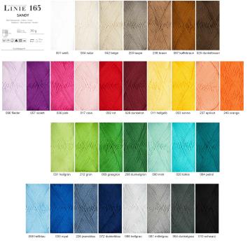 Sandy Linie 165 100% Baumwolle 120m/50g