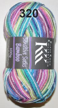 100g KKK Sensitive Bamboo Sockenwolle 4-fach ohne Wolle vegan für Wollallergiker