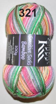 100g KKK Sensitive Bamboo Sockenwolle 4-fach ohne Wolle vegan für Wollallergiker