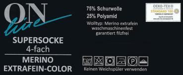 Socken maschinengestrickt aus Sockenwolle mit Merino wie handgestrickt 39-40