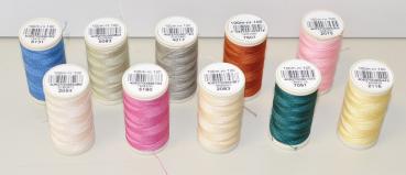 Preview: 10 x 100m Spule Nähgarn Coats Mez Duet Nr. 100, 100% Polyester reißfest, 5003
