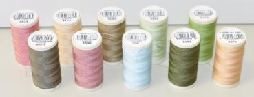 Preview: 10 x 100m Spule Nähgarn Coats Mez Duet Nr. 100, 100% Polyester reißfest, 5007