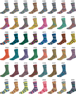 100g Supersocke Color Sockenwolle Strumpfwolle filzfrei 4-fach ca. 420 m