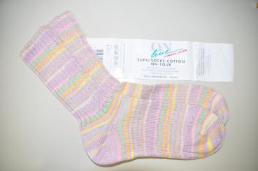 Preview: 1 Paar Socken 39-40 maschinengestrickt mit Baumwolle wie handgestrickt 1040