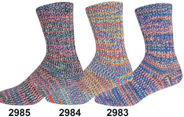 Supersocke Silk Color Sockenwolle Seide Merino filzfrei 4-fach ca. 400m Sort.358