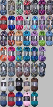 100g KKK Sensitive Sockenwolle 4-fach ohne Wolle vegan Wollallergiker geeignet