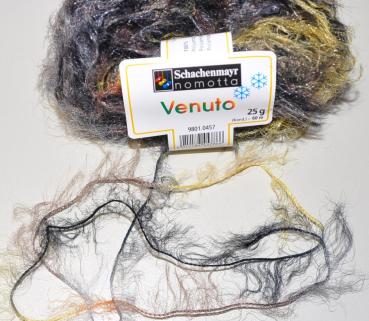 250g (10 x 25g)  Venuto Schachenmay Flauschgarn Fellgarn Fransenwolle vegan 086