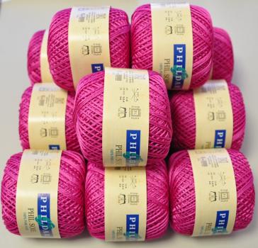 300g (12x25g) Phil Soie reine Seide von Phildar Fb.005 fuchsia