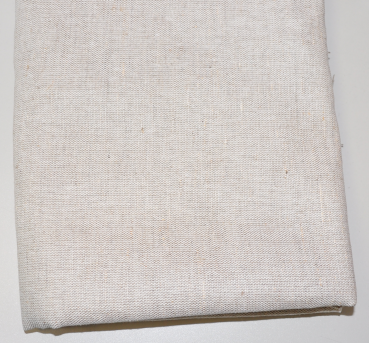 Echtes Halbleinen, Handarbeitsstoff Deko- u. Bekleidungsstoff natur 160 x 150cm