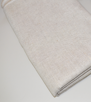 Echtes Halbleinen, Handarbeitsstoff Deko- u. Bekleidungsstoff natur 200 x 150cm