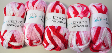 500g DECO Color ONline Garne stricken häkeln basteln dekorieren Schalwolle 114