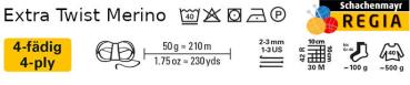50g REGIA Merino Extra Twist Sockenwolle 4-fach Schachenmayr filzfrei