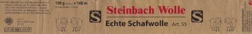 Preview: 100g ECHTE SCHAFWOLLE von Steinbachwolle 100% reine Schurwolle, Trachtenwolle