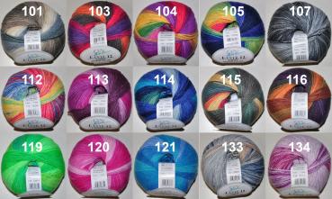 50g Supersocke Merino extrafein, Linie 12 Street, Sockenwolle filzfrei 4-fach