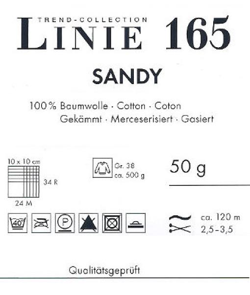 Sandy Linie 165 100% Baumwolle 120m/50g