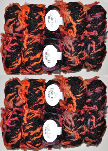 1000g (20x50g)  Misano Linie 314 ONline Garne Fransengarn super effektvoll Fb 02