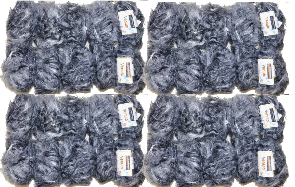 1000g (40 x 25g)  Venuto Schachenmay Flauschgarn Fellgarn Fransenwolle vegan 84