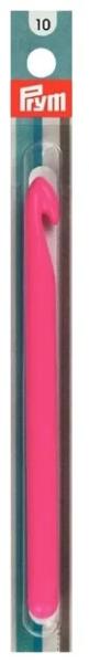 Prym Woll-Häkelnadeln ohne Griff Kunststoff Color pink 10,00 mm 218 573
