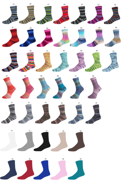 100g KKK Sensitive Sockenwolle 4-fach ohne Wolle vegan Wollallergiker geeignet