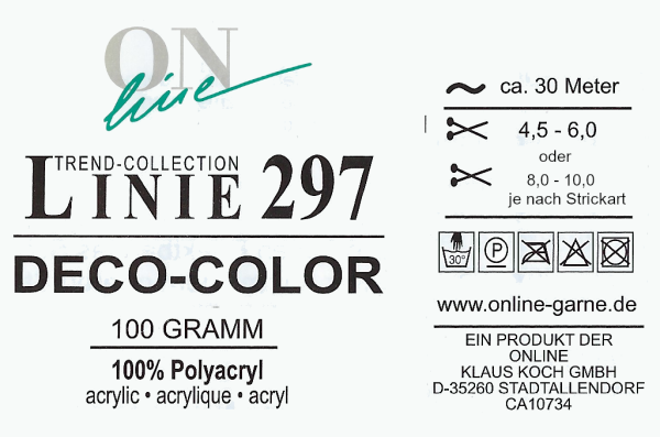 500g DECO Neon ONline Garne stricken basteln dekorieren Schalwolle neongelb 905