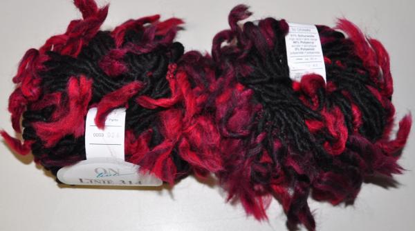 1000g Misano Linie 314 ONline Garne Fransengarn Effektgarn Fb 03 rot bis weinrot