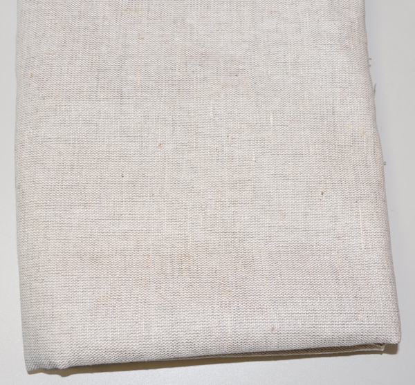 Echtes Halbleinen, Handarbeitsstoff Deko- u. Bekleidungsstoff natur 200 x 150cm