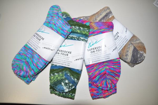 Sensitive Socken maschinengestrickt für Wollallergiker wie handgestrickt 41-42