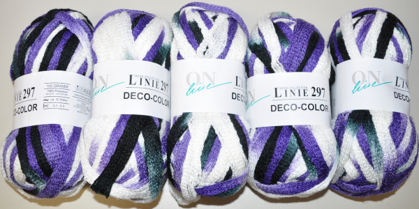 500g DECO Color ONline Garne stricken häkeln basteln dekorieren Schalwolle 113