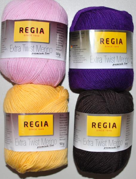 50g REGIA Merino Extra Twist Sockenwolle 4-fach Schachenmayr filzfrei