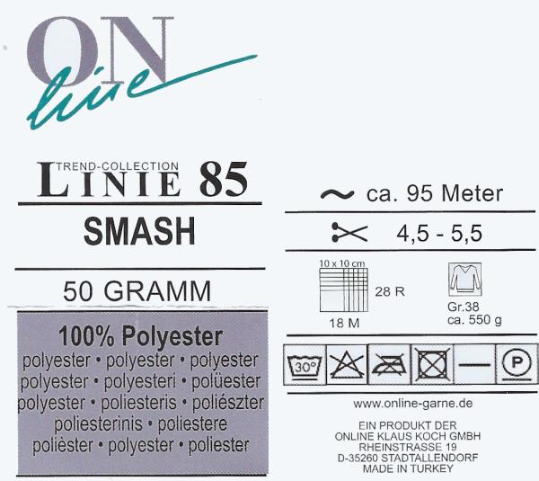 50g Smash Linie 85 Fransenwolle Fransengarn Kuschelwolle Schalwolle