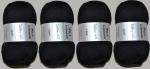 400g Sockenwolle No. 1, Lieblings Wolle, 4-fach garantiert filzfrei 2066 schwarz