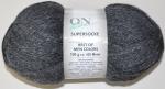 100g Supersocke Sockenwolle Strumpfwolle 4-fach filzfrei Fb. 2093 anthrazit