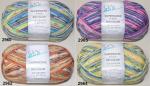 400g (4x100g) Supersocke Rio-Color Sockenwolle Strumpfwolle 4-fach filzfrei