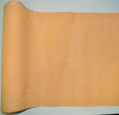 4,30 m Rico-Design Leinen Stickband 30cm breit curry 11 Fd. Reststück Abverkauf